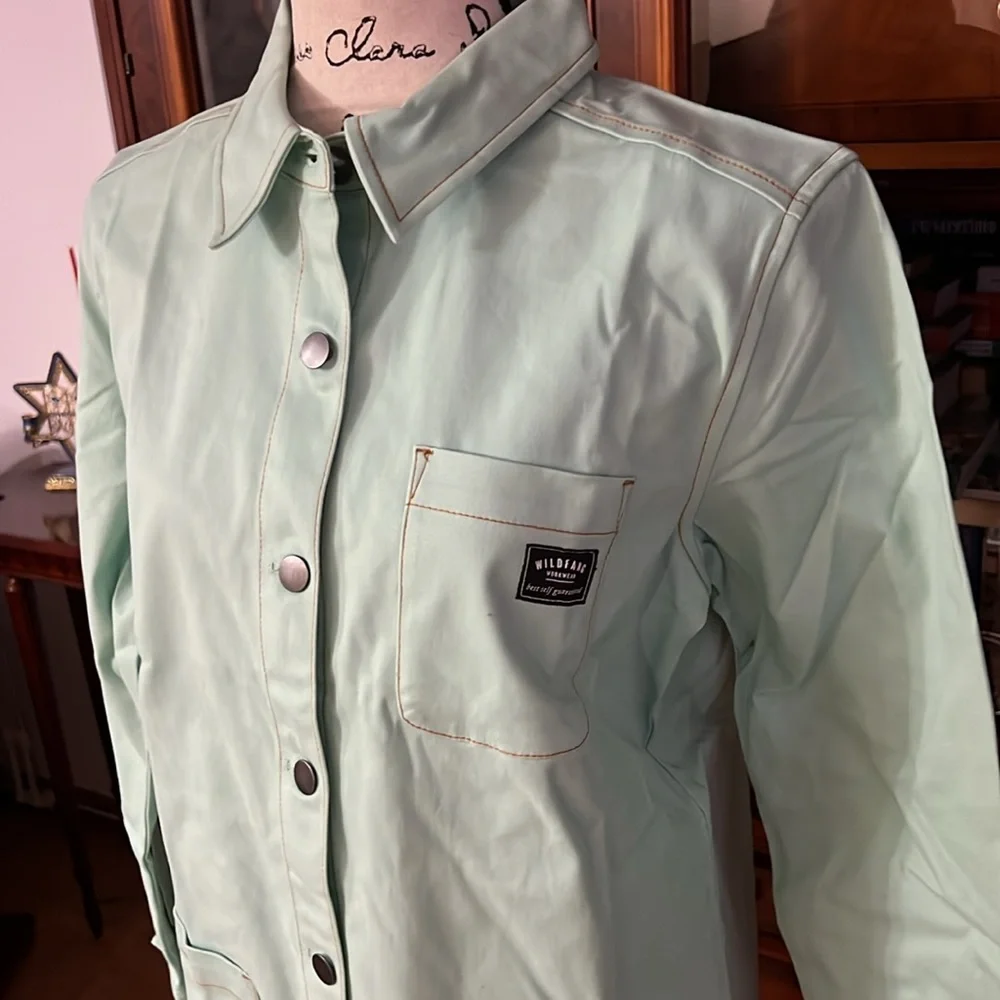 Wildfang THE ESSENTIAL Jacket Shacket Small - Picture 6 of 11